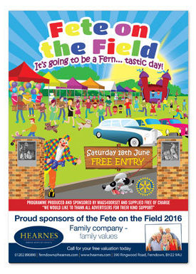 Fete on the Field programme front cover