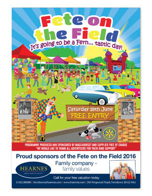 Fete on the Field programme front cover