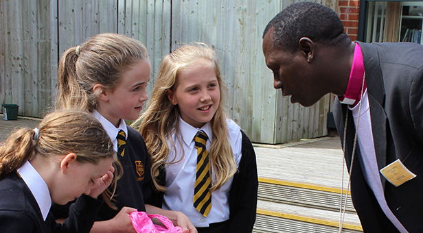 Team Assist meet Bishop Samuel