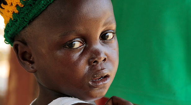 one of the many children whose life chances will be improved by this new hospital