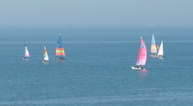 Boats on an English sea