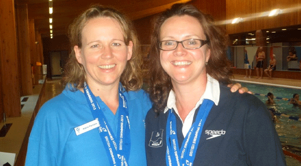 Medalists Adele Parham & Philippa O'Grady