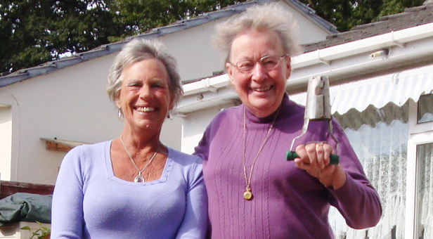 Left: Cllr Jean Read, right: Cllr Joyce Little