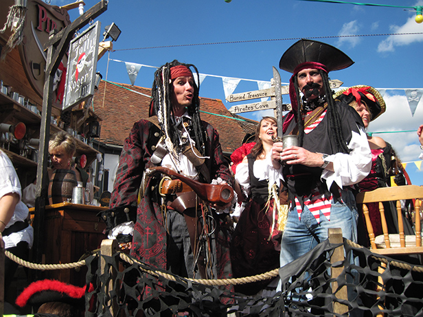 Pirates of the Carribbean carnival float