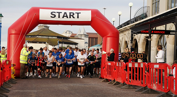 Runners at the startline