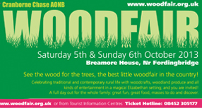 Cranborne Chase Woodfair advert