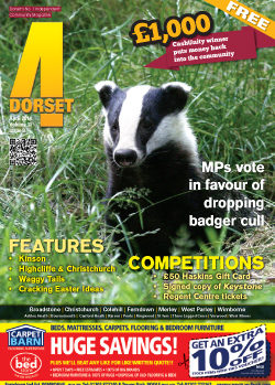 4Dorset April 2014 magazine