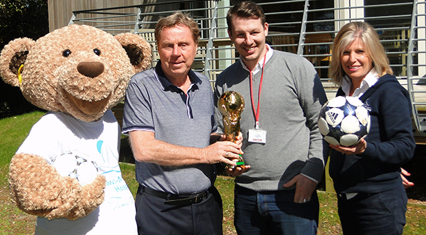 Lewis Bear, Harry Redknapp, Ryan Woolfenden from Leader & Co and Sally Goodenough from Lewis-Manning