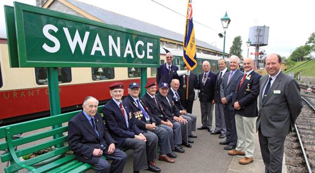 D-Day veterans visit to the Swanage Railway © Andrew P.M. Wright.