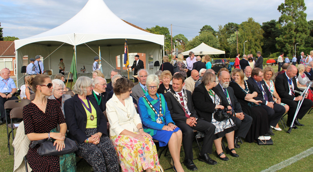 Outdoor Civic Service - a first for Ferndown