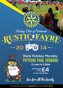 Rustic Fayre Programme 2014 front cover