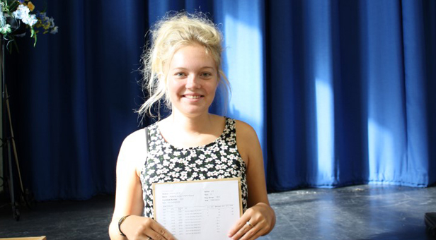 Beeca Powis who achieved 3 A*