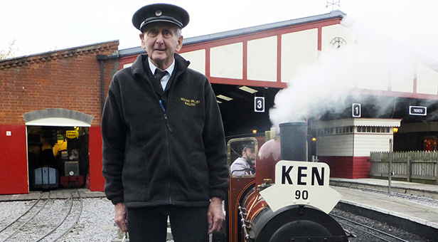 Ken Clay celebrates his 90th birthday