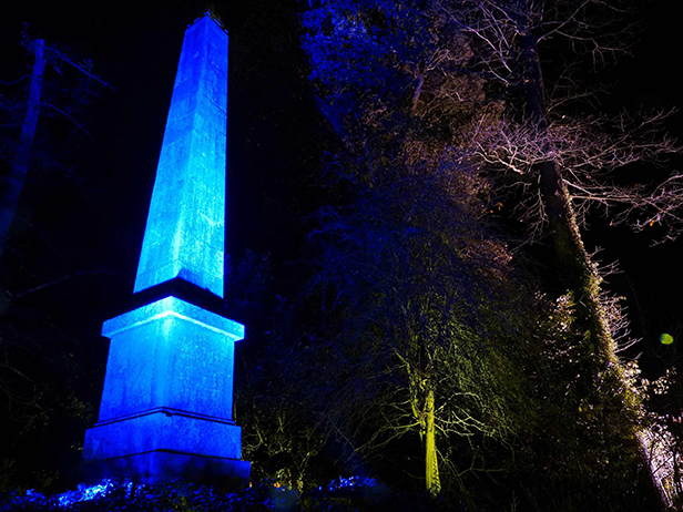 Kingston Lacy Illuminated Christmas lights 2014