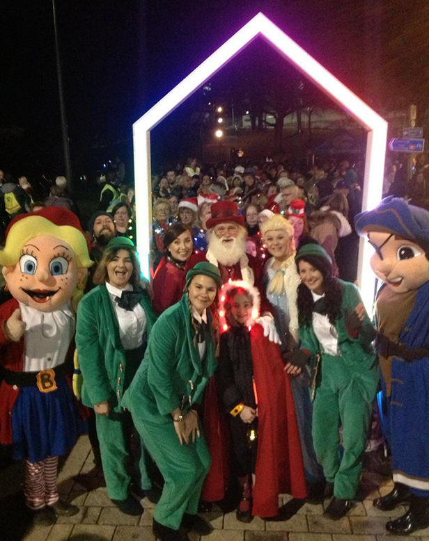 Bournemouth Christmas Lights Launch procession