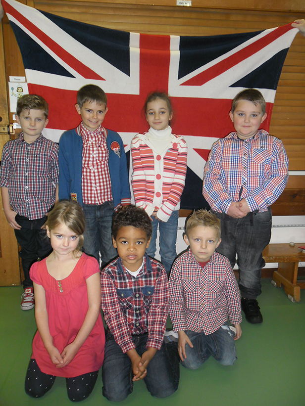 Red, White & Blue day at Oakhusrt School