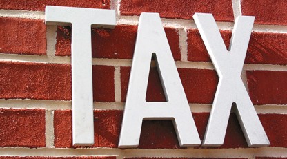 Tax sign