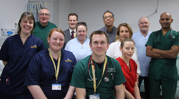 The BREATH hub team are able to attend patients arriving in ambulances at the Trust Emergency Department quickly