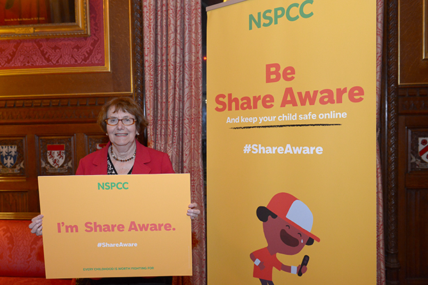 Annette at the'Share Aware' event
