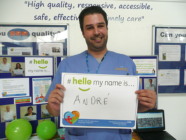 Hello my name is Andre - emergency department nurse