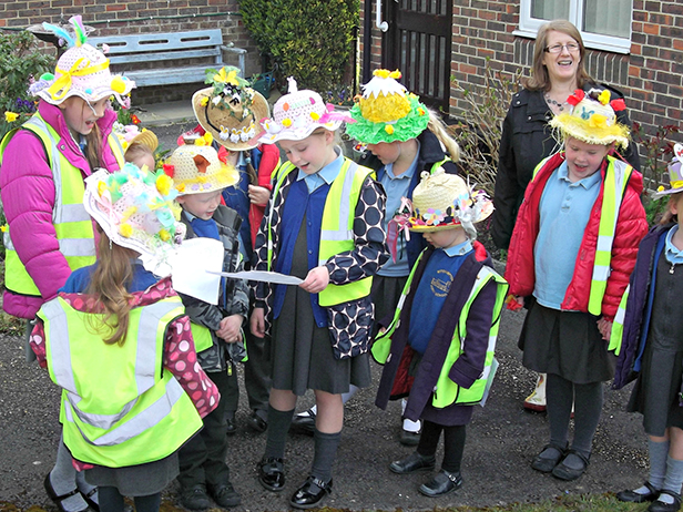 Witchampton First School's annual Easter bonnet parade