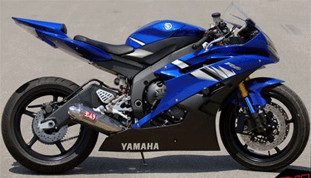 Yamaha R6 motorcycle