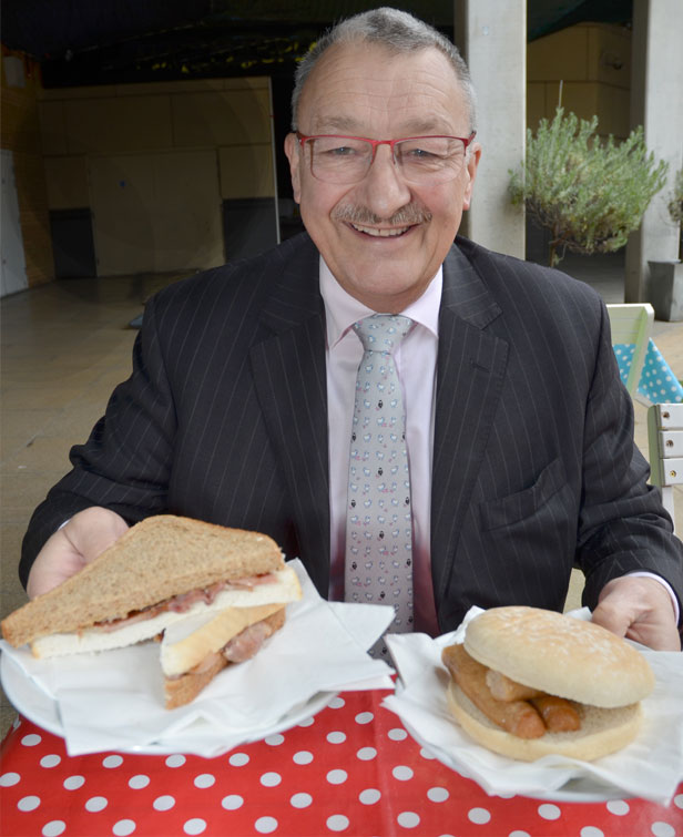  President Peter Matthews is ready for the Big Brekkie.