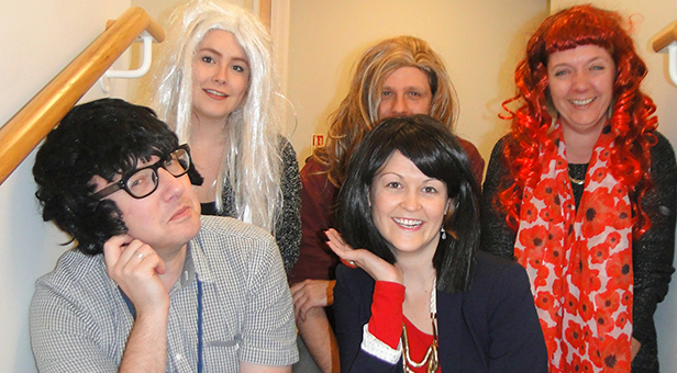 Lewis-Manning fundraising team get ready for Make A Wig day