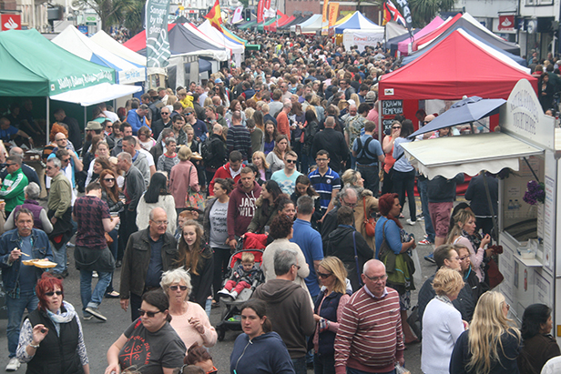 Christchurch Food Festival crowd