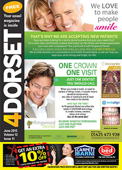 4Dorset magazine June 2015 front cover