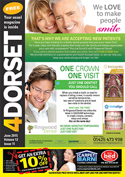4Dorset magazine June 2015 front cover