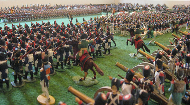 The Battle of Waterloo diorama
