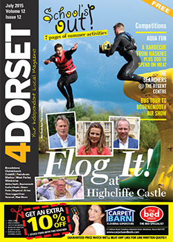 4Dorset magazine July 2015 front cover