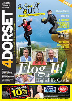 4Dorset magazine July 2015 front cover