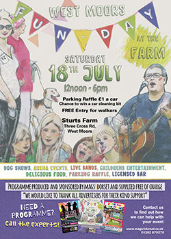 West Moors Fun Day at the Farm 2015 front cover