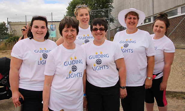 Guiding Lights (leaders from Verwood and Ferndown Guides)