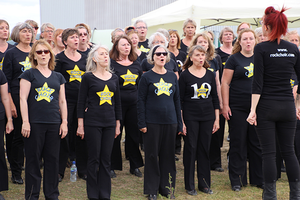 Bournemouth Rock Choir at Relay for Life