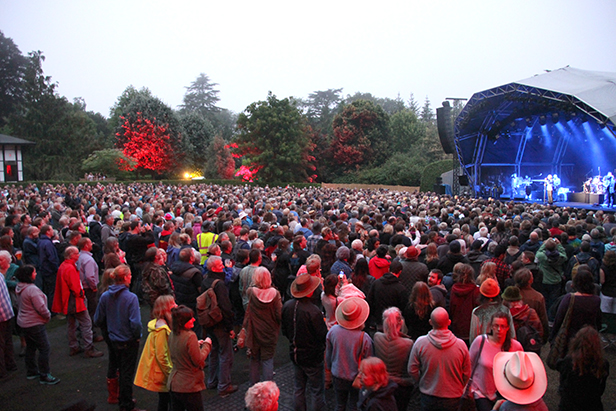 Sir Tom Jones performs at the Larmer Tree