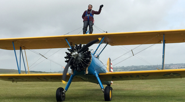 Joan Dampney wing walk