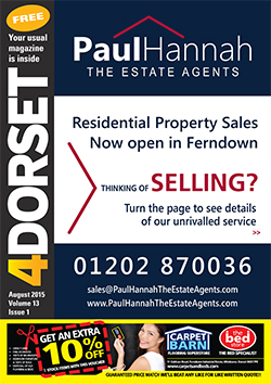 4Dorset August 2015 front cover wrap