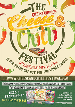 Christchurch Cheese & Chilli Festival programme
