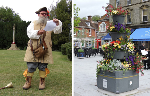 Wimborne Town Crier Chris Brown