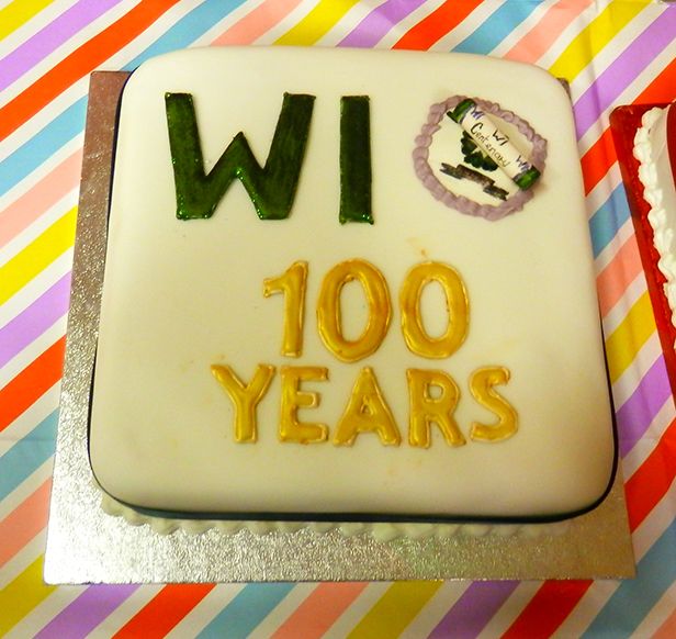 Women's Institute 100 years cake