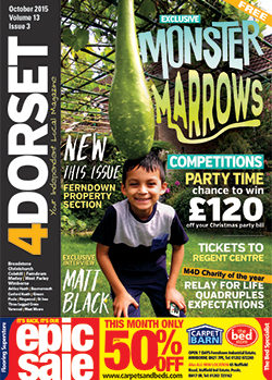 4Dorset magazine October 2015 front cover