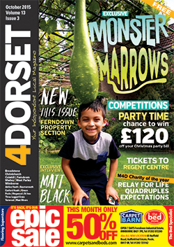 4Dorset magazine October 2015 front cover