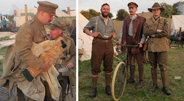 World War One section at the Great Dorset Steam Fayre