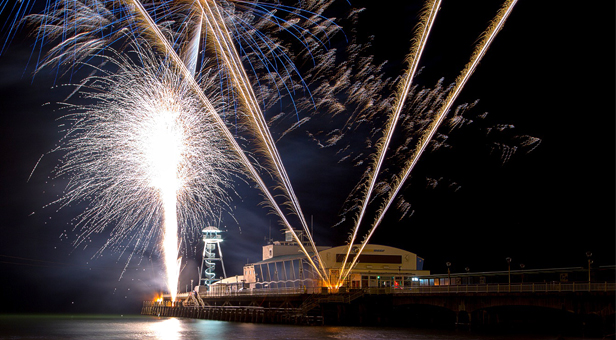 Fireworks at last year’s Light up the Prom