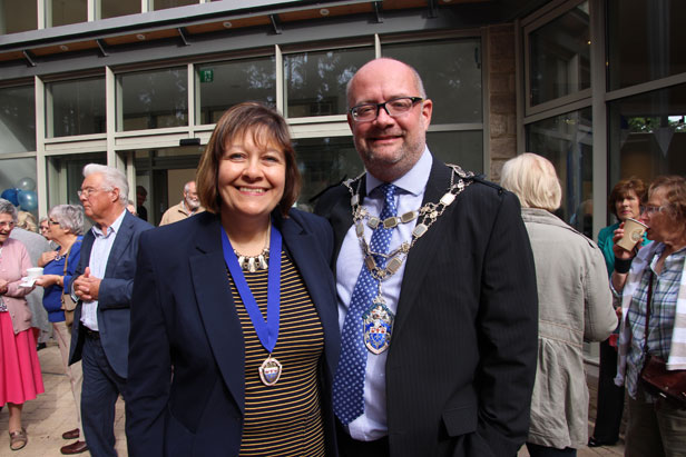 Councillors Steven and Cathy Lugg