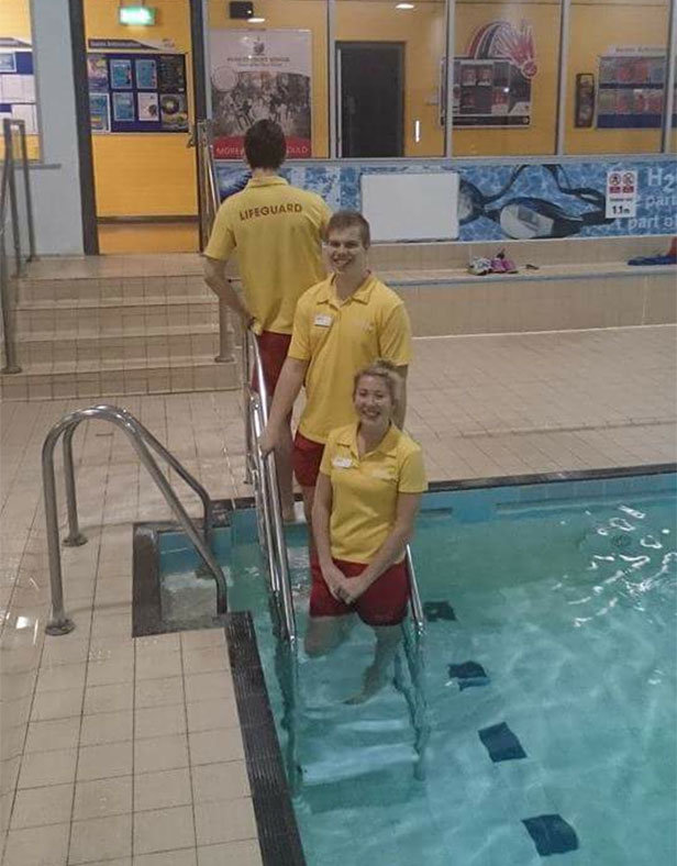 Ferndown Leisure Centre steps