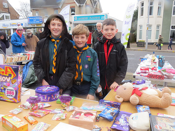 Broadstone Christmas Parade Scouts